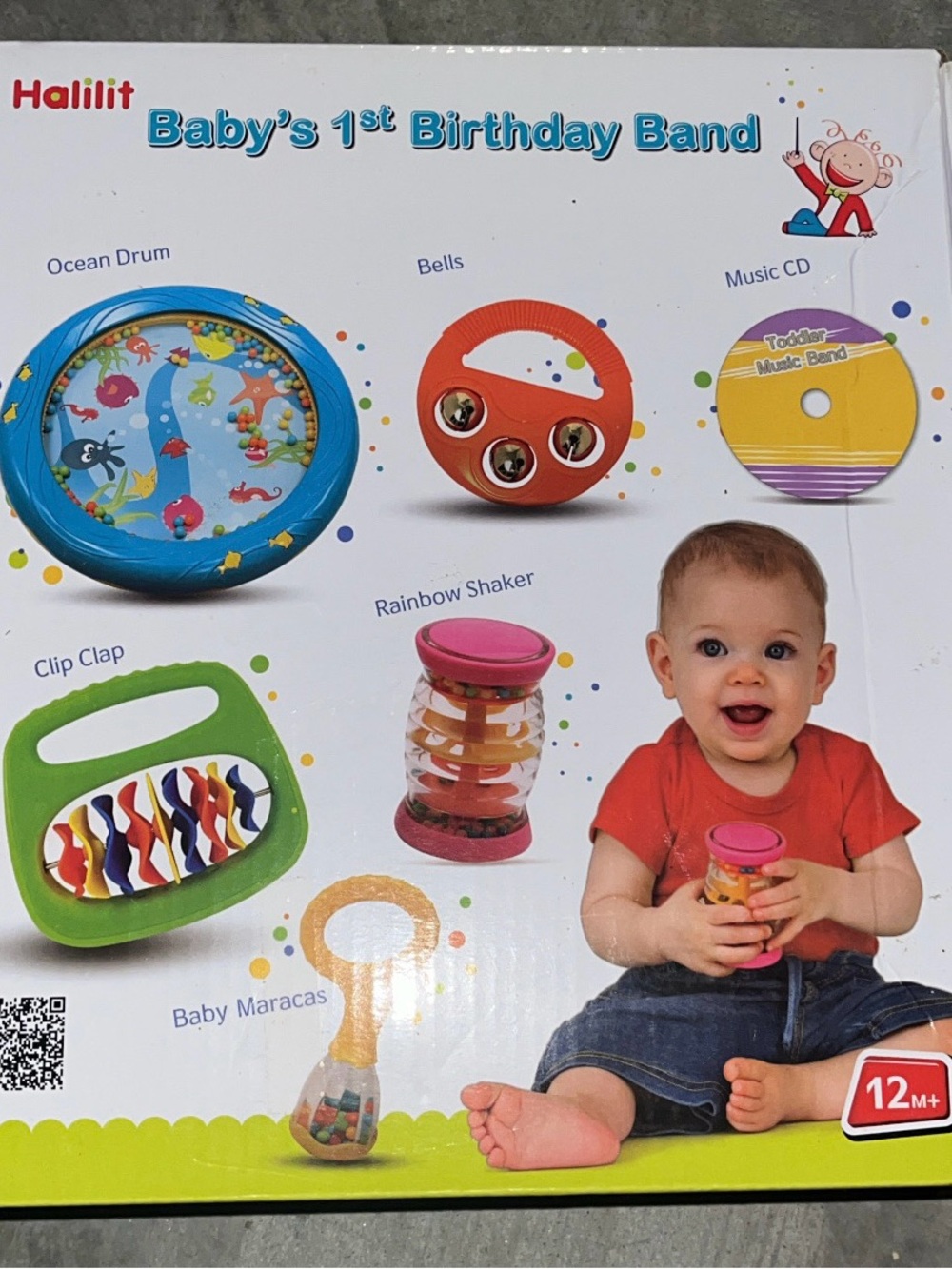 Baby's 1st Birthday Band - Multicolor Musical Toy Set